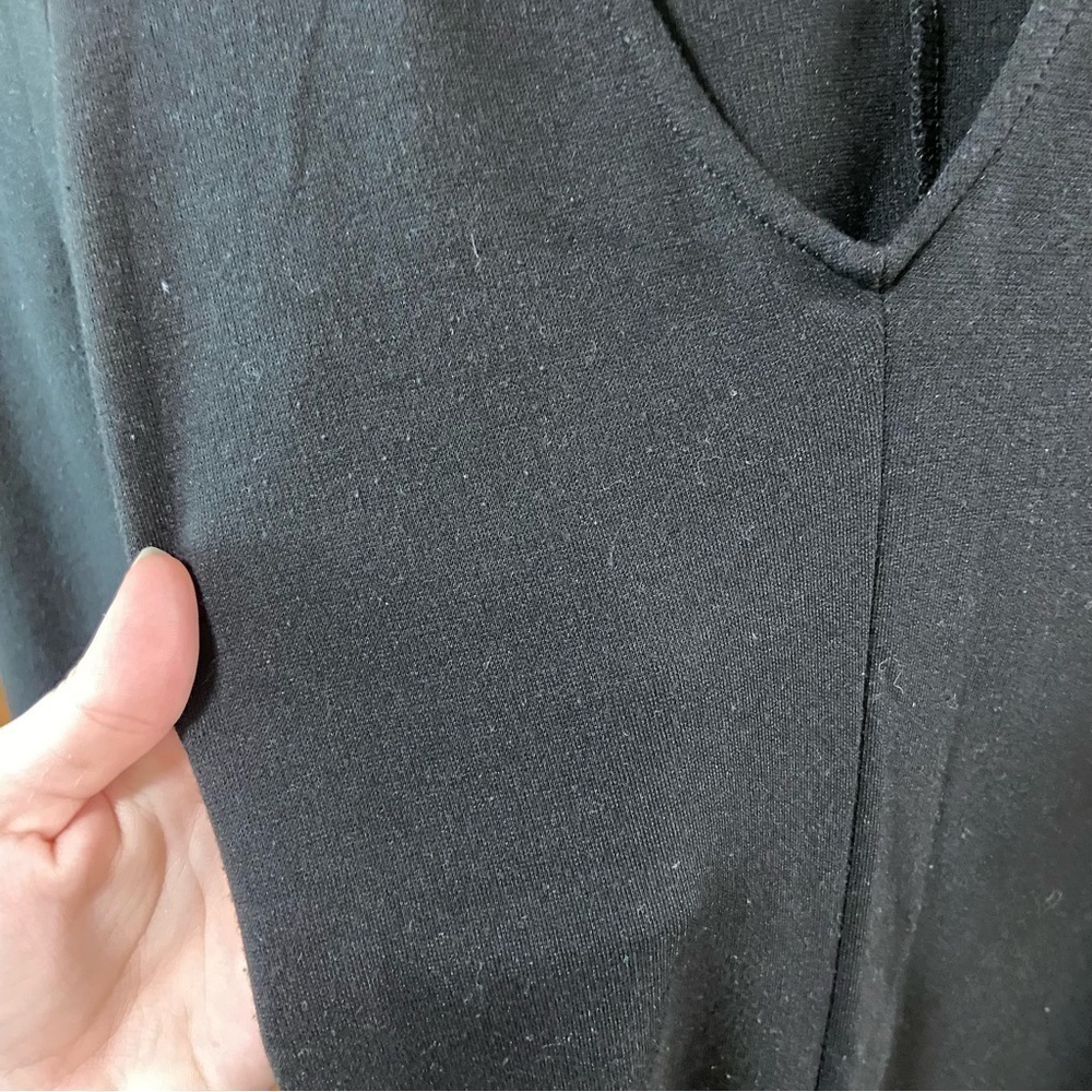 Zara Bodycon Black Dress Trafaluc Fall/Winter Collection Size Medium - Picture 3 of 4